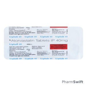 Lipitab 40mg Tablet 10'S