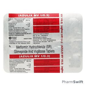 Azulix MV 1/0.3mg Tablet 10'S