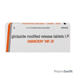 Diamicron MR 30mg Tablet 10'S
