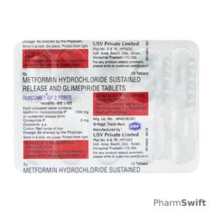 Glycomet Gp2 Forte Tablet 10'S