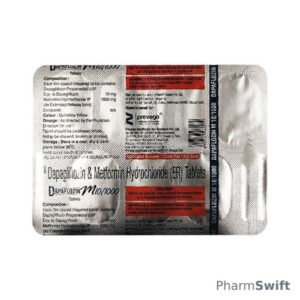 DAPAFLOZIN M 10/1000 Tablet 7's