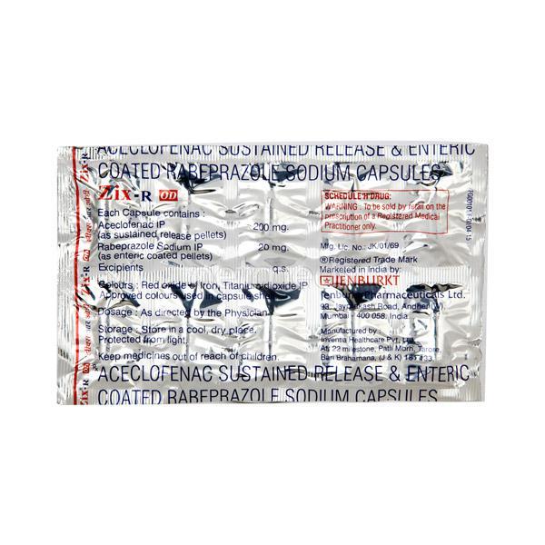 ZIX R OD Capsule 10'S