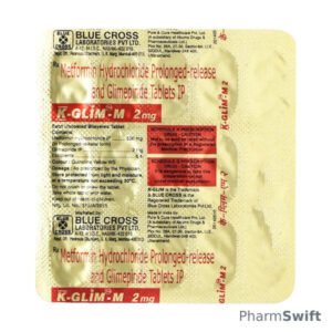 K Glim M 2mg Tablet 15'S