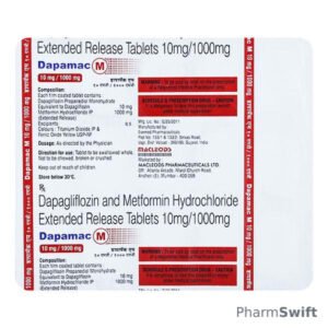 DAPAMAC M 10/1000 Tablet 15's