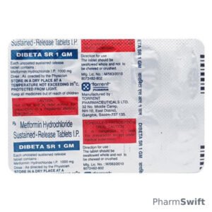 Dibeta SR 1gm Tablet 10'S