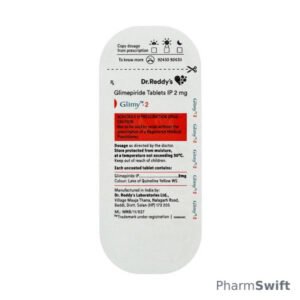 Glimy 2mg Tablet 14'S