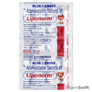 Liponorm 40mg Tablet 15'S