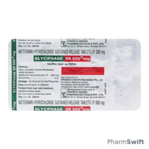 Glyciphage SR 500mg Tablet 10'S