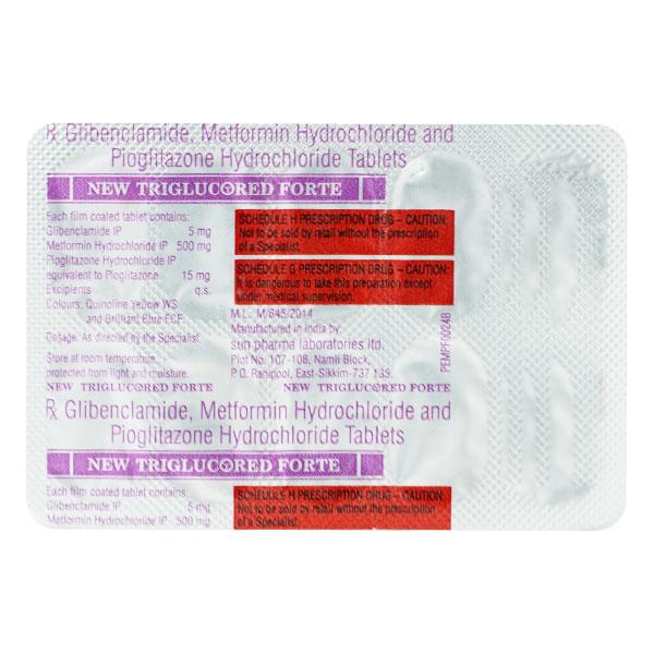 NEW Triglucored Forte Tablet 10'S