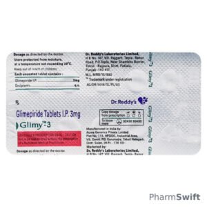 Glimy 3mg Tablet 10'S