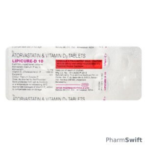 Lipicure D 10mg Tablet 10'S