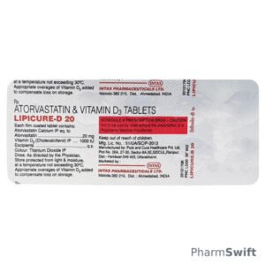Lipicure D 20mg Tablet 10'S