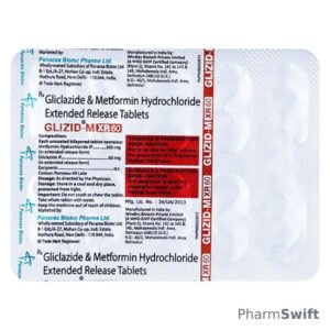 GLIZID M XR 60 Tablet 10's