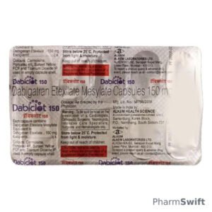 Dabiclot 150mg Capsule 10'S