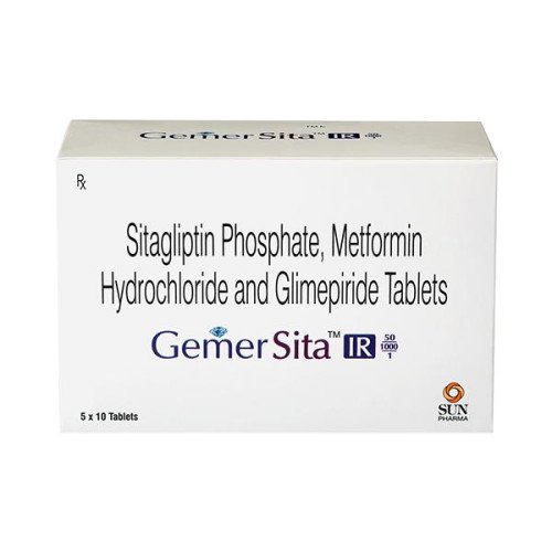 GEMER SITA IR 50/1000/1 Tablet 10's
