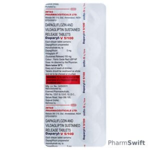 DAPARYL V 5/100 Tablet 10's