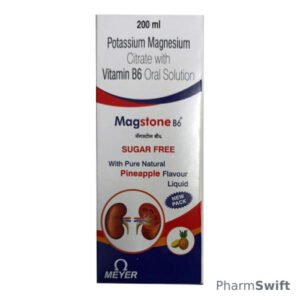 Magstone B6 SUGAR FREE PINEAPPLE FLAVOUR ORAL SOLUTION 200ml