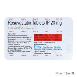 CREVAST 20 Tablet 15's