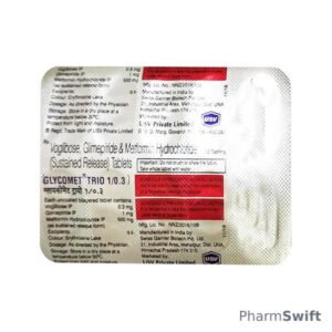 Glycomet Trio 1/0.3mg Tablet 10'S