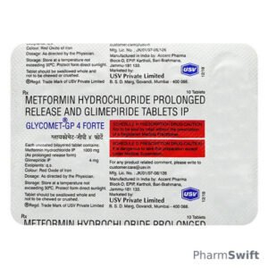 Glycomet Gp4 Forte Tablet 10'S