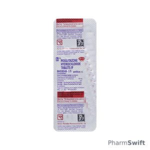 Biodib 15mg Tablet 10'S