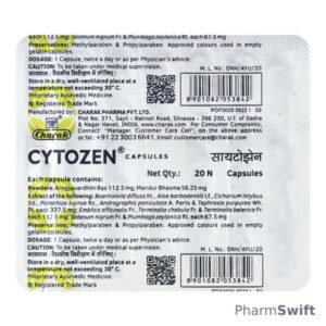 Cytozen Capsule 20'S