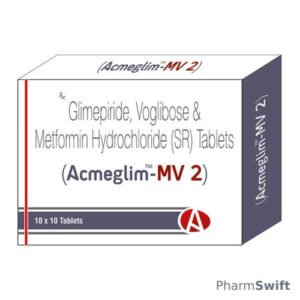 ACMEGLIM MV 2 Tablet 10's