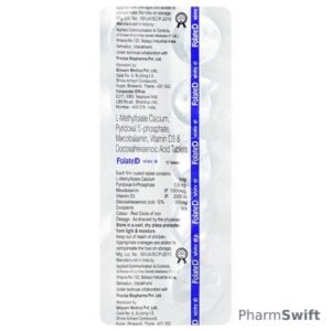 FOLATE D Tablet 10's