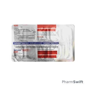 DAPAMAC TRIO 1000mg Tablet 10's