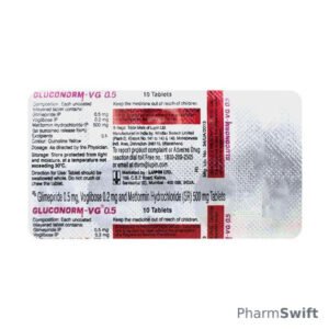 GLUCONORM VG 0.5 Tablet 10's