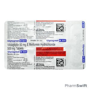 GLIPTAGREAT M 500mg Tablet 10's