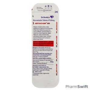 Atocor 80mg Tablet 14'S