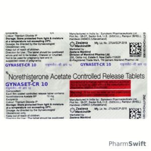 GYNASET CR 10 Tablet 10's