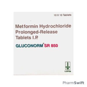 Gluconorm SR 850mg Tablet 10'S
