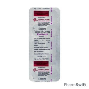 Ebahist 20mg Tablet 10'S