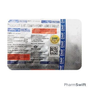GLIZID M 40/500 Tablet 10's