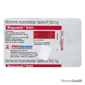 Bigomet 500mg Tablet 10'S