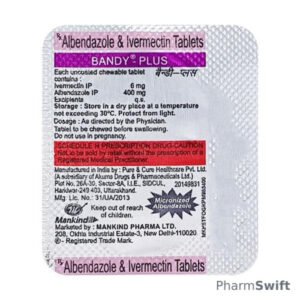 Bandy Plus 6mg Tablet 1's