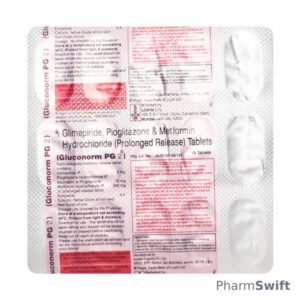 Gluconorm PG 2mg Tablet 15'S