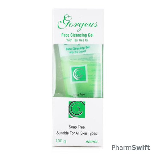 GORGEUS FACE CLEANSING WITH TEA TREE OIL Gel 100gm