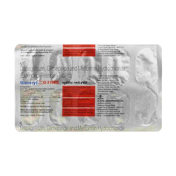 GLUCORYL MD 2 FORTE Tablet 10's