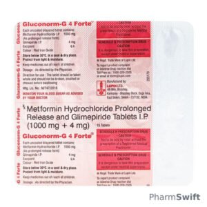 Gluconorm G4 Forte Tablet 15'S