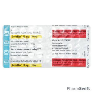 Duvadilan 10mg Tablet 50'S