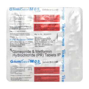 Glimisave M 0.5mg Tablet 15'S