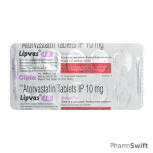 Lipvas 10mg Tablet 10'S