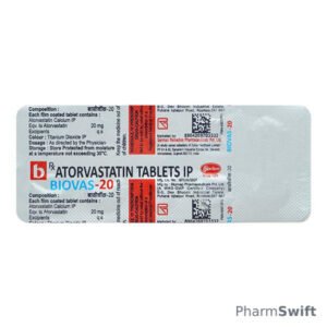 Biovas 20mg Tablet 10'S