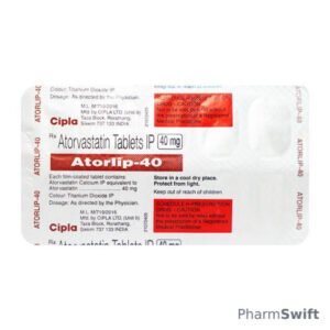 Atorlip 40mg Tablet 10'S
