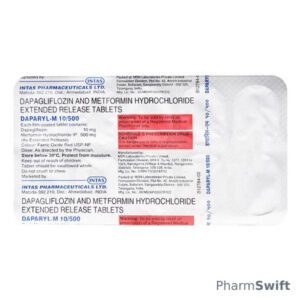 DAPARYL M 10/500 Tablet 10's