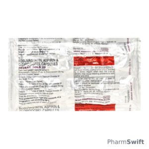 Arvast Gold 20Mg Capsule 10's