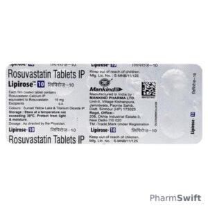 Lipirose 10mg Tablet 10'S